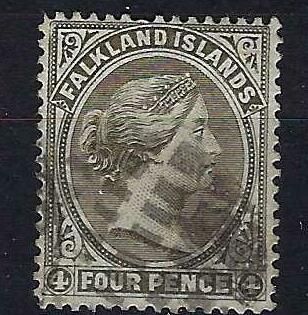 Image of Falkland Islands SG 9w FU British Commonwealth Stamp